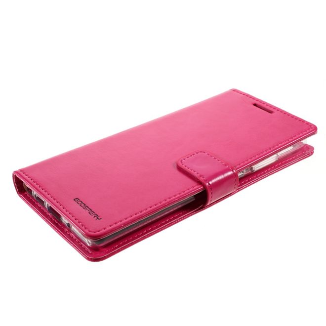 Goospery - Samsung Galaxy Note 20 Hülle - Leder Bookcover - Bluemoon Diary Series - pink