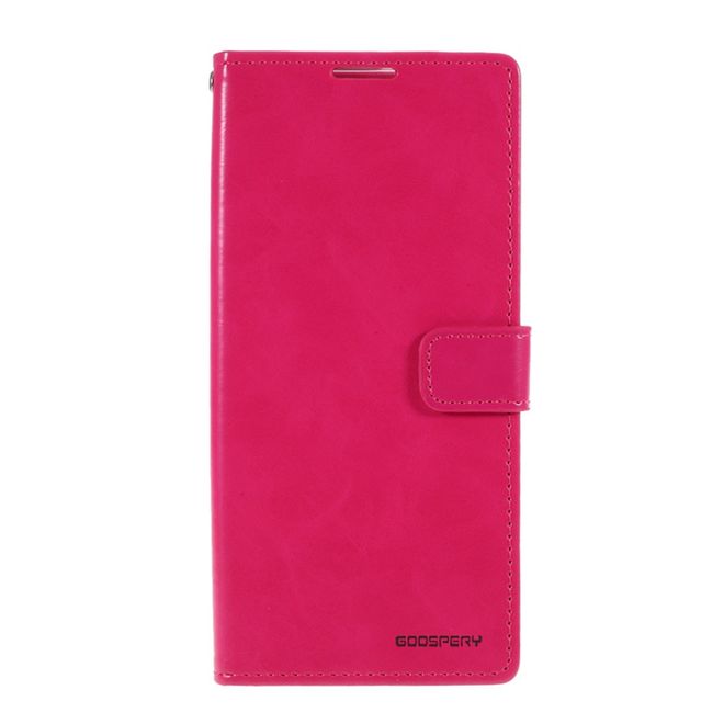 Goospery - Samsung Galaxy Note 20 Ultra Hülle - Leder Bookcover - Bluemoon Diary Series - pink