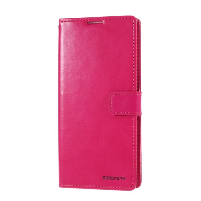Goospery - Samsung Galaxy Note 20 Ultra Hülle - Leder Bookcover - Bluemoon Diary Series - pink