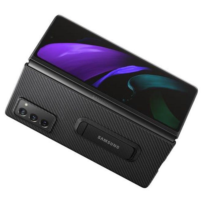 Samsung - Original Galaxy Z Fold 2 Hülle - Hardcase mit Kickstand - schwarz
