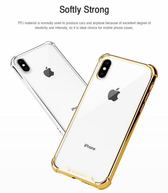 Goospery - iPhone 12 mini Handyhülle - Robustes Softcase - Wonder Protect Series - rosegold