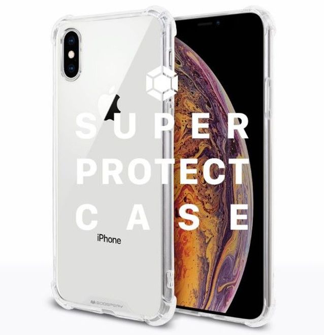 Goospery - iPhone 12 mini Handyhülle - Solides Plastik Case - Super Protect Series - transparent