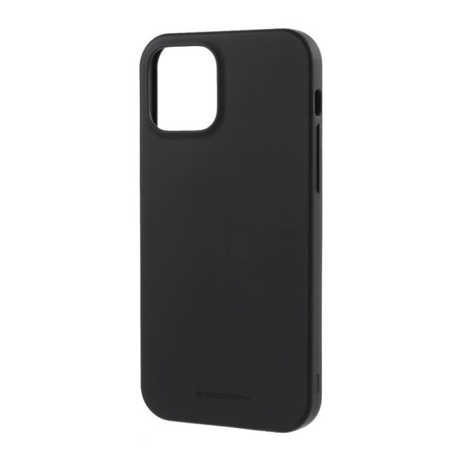 Goospery - iPhone 12 mini Hülle - TPU Softcase - SF Jelly Series - schwarz