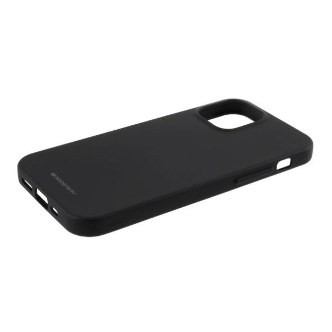 Goospery - iPhone 12 mini Hülle - TPU Softcase - SF Jelly Series - schwarz