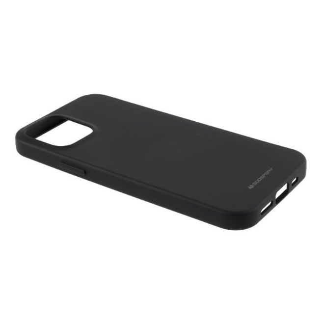Goospery - iPhone 12 mini Hülle - TPU Softcase - SF Jelly Series - schwarz