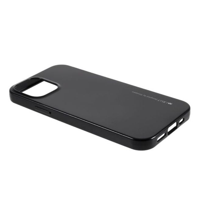 Goospery - iPhone 12 Pro Max Handy Hülle - TPU Soft Case - i Jelly Metal Series - schwarz
