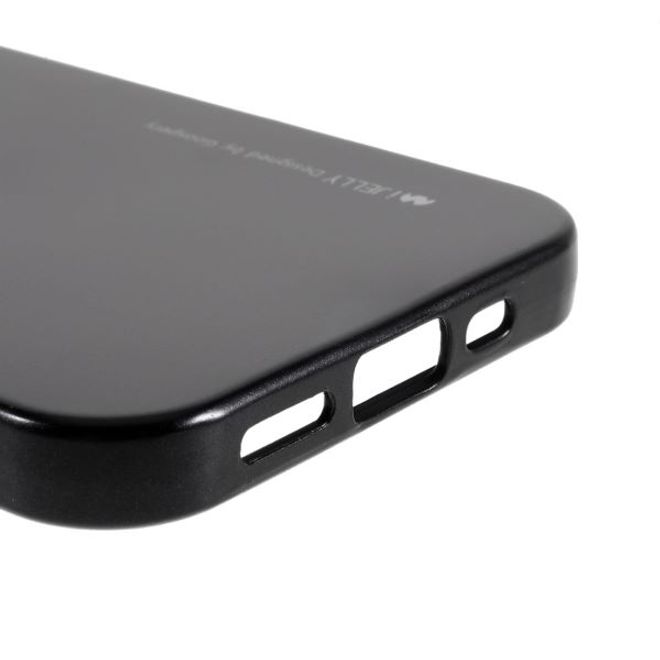 Goospery - iPhone 12 Pro Max Handy Hülle - TPU Soft Case - i Jelly Metal Series - schwarz