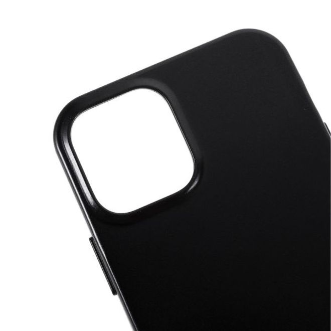 Goospery - iPhone 12 Pro Max Handy Hülle - TPU Soft Case - i Jelly Metal Series - schwarz