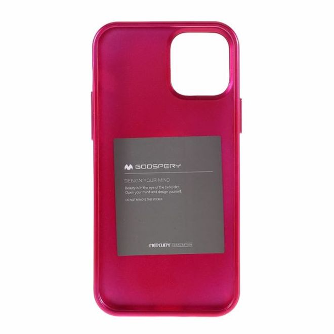 Goospery - iPhone 12 Pro Max Handy Hülle - TPU Soft Case - i Jelly Metal Series - rosa