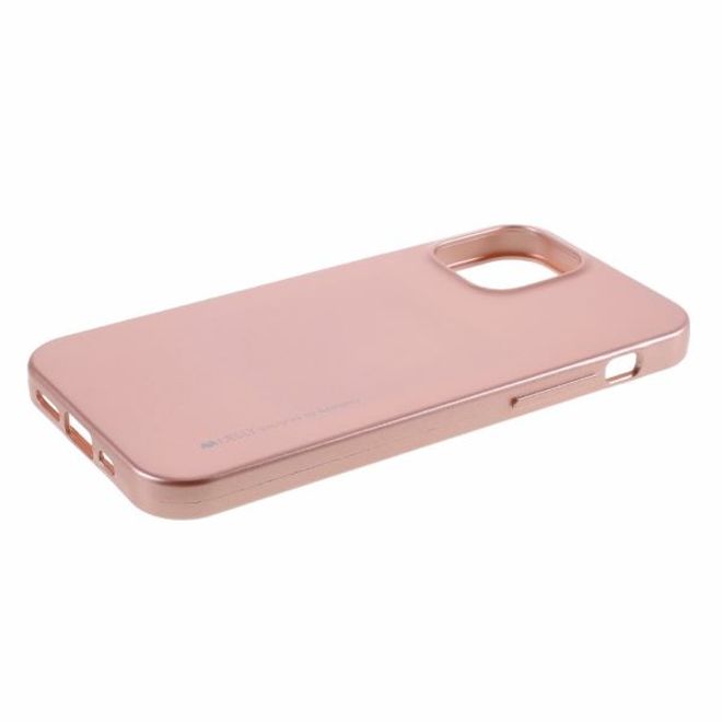 Goospery - iPhone 12 Pro Max Handy Hülle - TPU Soft Case - i Jelly Metal Series - rosegold