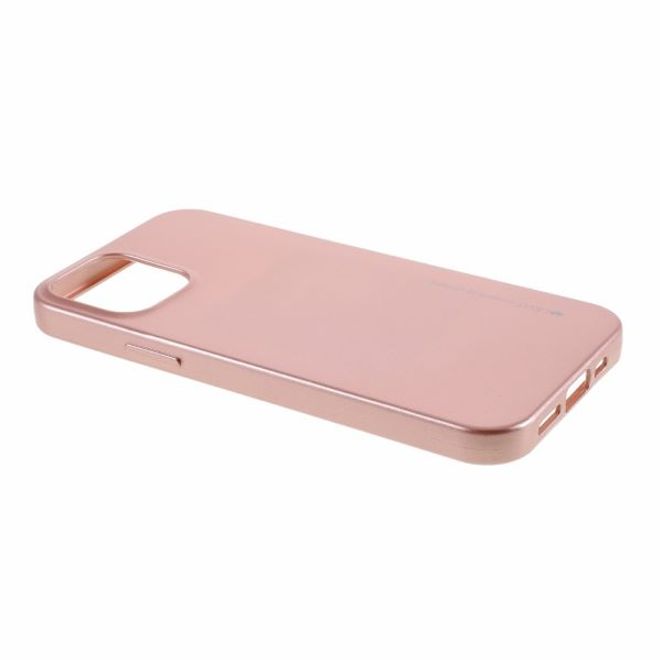 Goospery - iPhone 12 Pro Max Handy Hülle - TPU Soft Case - i Jelly Metal Series - rosegold