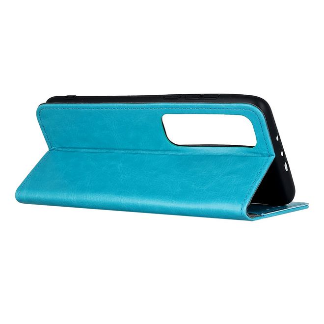 Xiaomi Mi 10 Ultra Handyhülle - Crazy Horse Leder Bookcover Series - blau