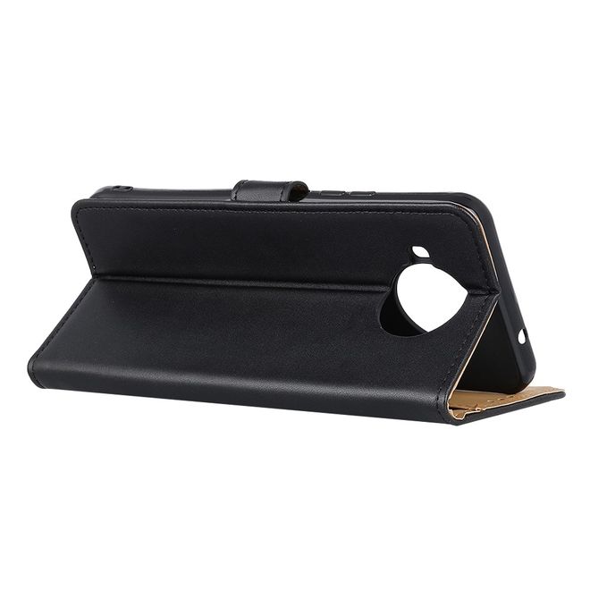 Nokia 8.3 Handy Hülle - Classic II Leder Bookcover Series - schwarz