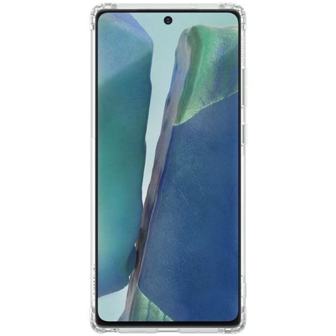 Nillkin - Samsung Galaxy Note 20 Hülle - Case aus elastischem Plastik - Nature Soft Series - transparent