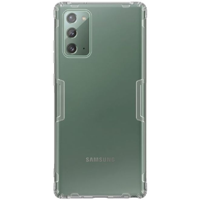 Nillkin - Samsung Galaxy Note 20 Hülle - Case aus elastischem Plastik - Nature Soft Series - grau