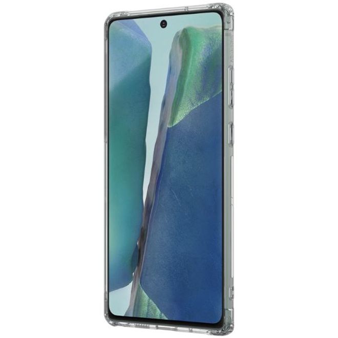 Nillkin - Samsung Galaxy Note 20 Hülle - Case aus elastischem Plastik - Nature Soft Series - grau