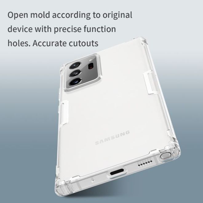 Nillkin - Samsung Galaxy Note 20 Ultra Hülle - Case aus elastischem Plastik - Nature Soft Series - transparent