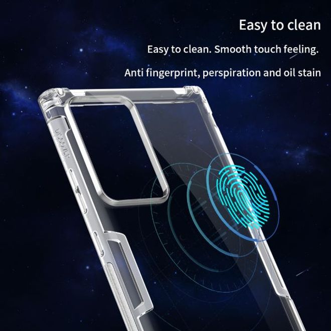 Nillkin - Samsung Galaxy Note 20 Ultra Hülle - Case aus elastischem Plastik - Nature Soft Series - grau