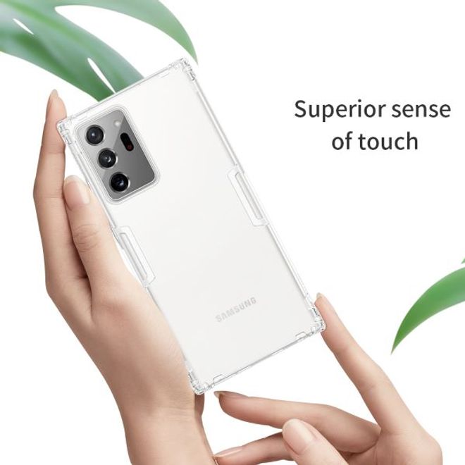 Nillkin - Samsung Galaxy Note 20 Ultra Hülle - Case aus elastischem Plastik - Nature Soft Series - grau