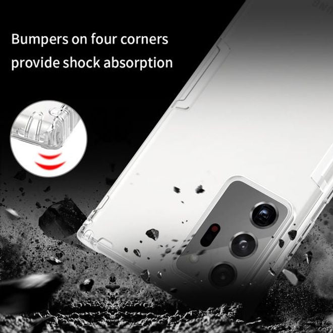 Nillkin - Samsung Galaxy Note 20 Ultra Hülle - Case aus elastischem Plastik - Nature Soft Series - grau