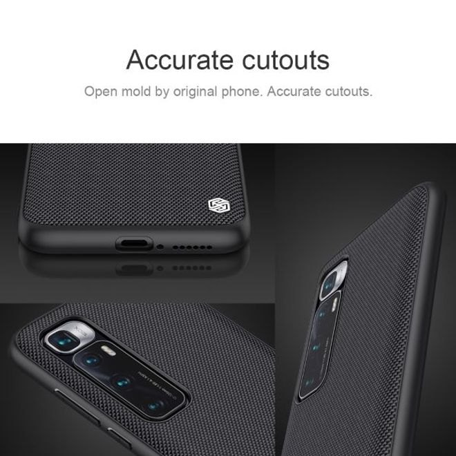 Nillkin - Xiaomi Mi 10 Ultra Hülle - Hardcase - Textured Series - schwarz