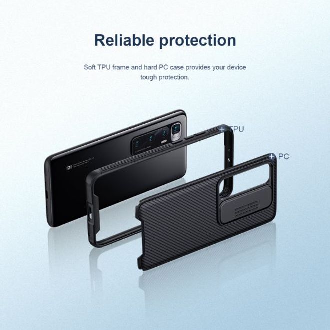 Nillkin - Xiaomi Mi 10 Ultra Hülle - Plastik Hardcase - CamShield Pro Series - schwarz