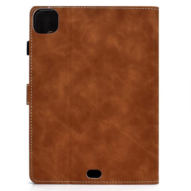 Étui pour tablette iPad Air (2022) / iPad Air (2020) - Série Couleur unie - marron