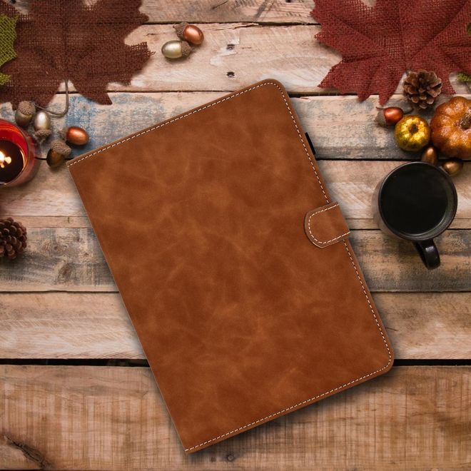 Étui pour tablette iPad Air (2022) / iPad Air (2020) - Série Couleur unie - marron