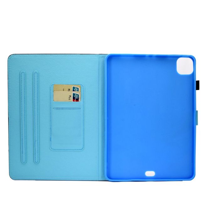 iPad Air (2022) / iPad Air (2020) Tablet Hülle - Case aus Leder - Schmetterlinge
