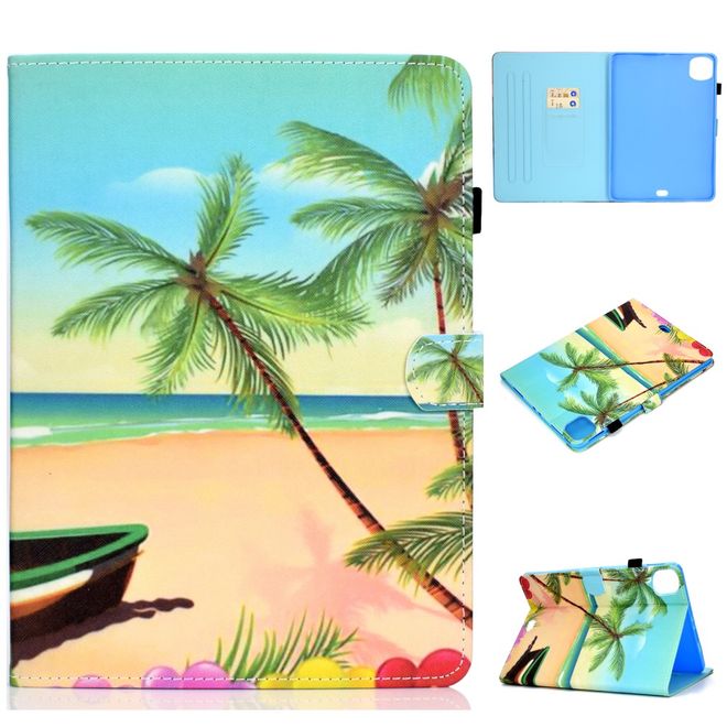 iPad Air (2022) / iPad Air (2020) Tablet Hülle - Case aus Leder - Beach