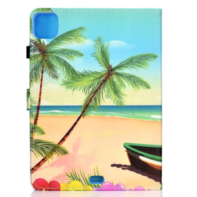 iPad Air (2022) / iPad Air (2020) Tablet Hülle - Case aus Leder - Beach