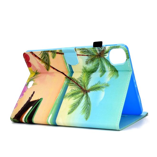 iPad Air (2022) / iPad Air (2020) Tablet Hülle - Case aus Leder - Beach