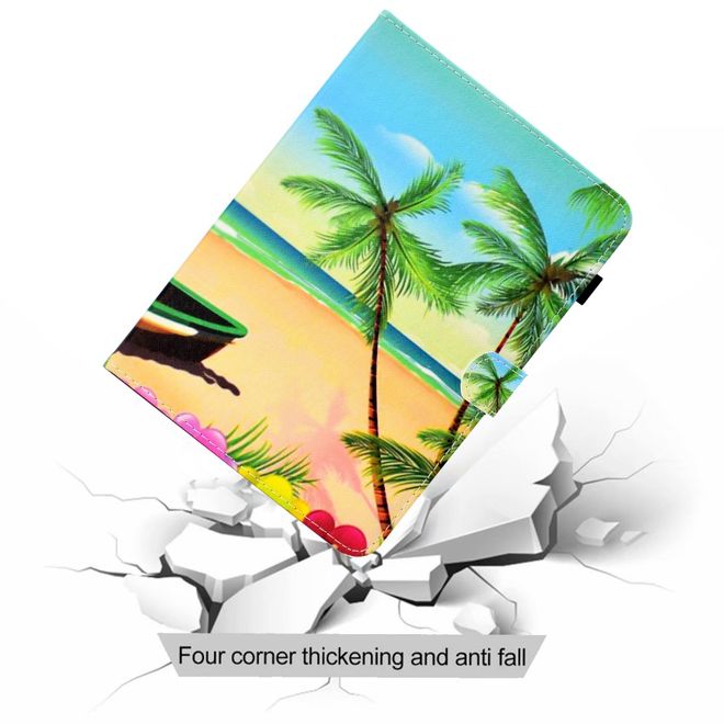 iPad Air (2022) / iPad Air (2020) Tablet Hülle - Case aus Leder - Beach