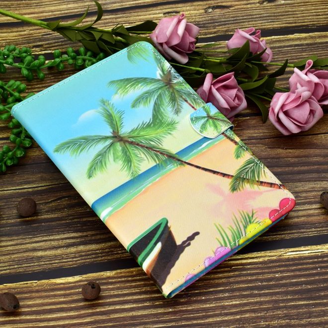 iPad Air (2022) / iPad Air (2020) Tablet Hülle - Case aus Leder - Beach