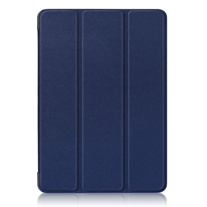 iPad Air (2022) / iPad Air (2020) Hülle - Dreifach faltbares Case mit Litchitextur - blau