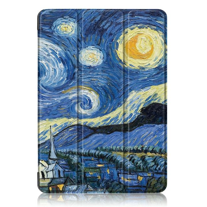 Étui pour iPad Air (2022) / iPad Air (2020) - Étui en cuir à trois volets - Peinture