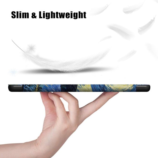 Étui pour iPad Air (2022) / iPad Air (2020) - Étui en cuir à trois volets - Peinture