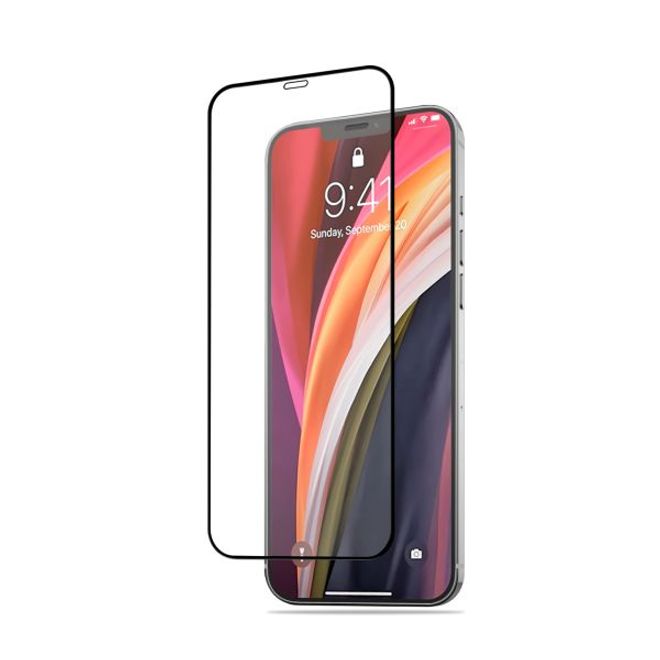 iPhone 12 mini Panzerglas 3D Full Screen - Full Glue Displayschutz (0.33 mm) - schwarz