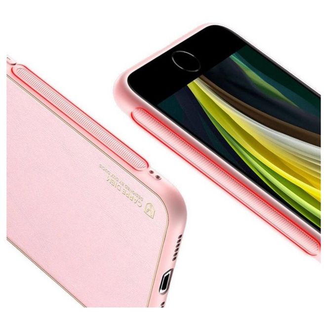 Dux Ducis - iPhone SE (2022) / SE (2020) / 8 / 7 Hülle - Handy Bookcover - Yolo Series - rosa