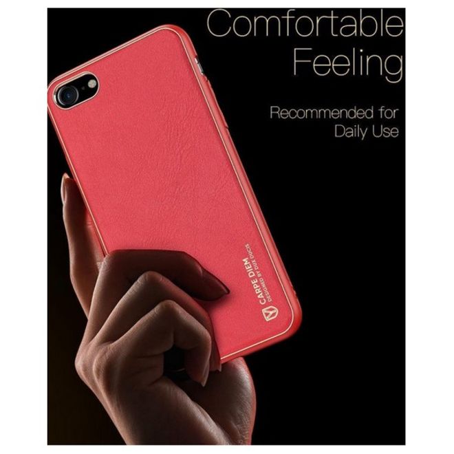 Dux Ducis - iPhone SE (2022) / SE (2020) / 8 / 7 Hülle - Handy Bookcover - Yolo Series - rot