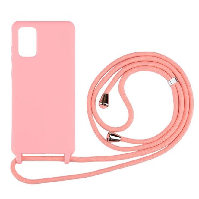Samsung Galaxy S20 Ultra Handykette - Necklace TPU Umhänge Hülle - pink
