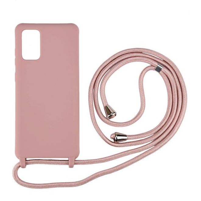 Samsung Galaxy S20 Ultra Handykette - Necklace TPU Umhänge Hülle - pink sand