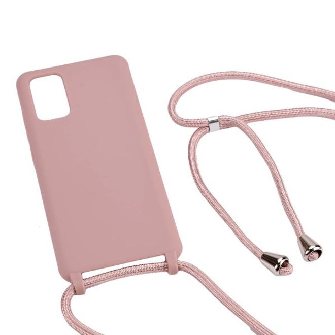 Samsung Galaxy S20 Ultra Handykette - Necklace TPU Umhänge Hülle - pink sand