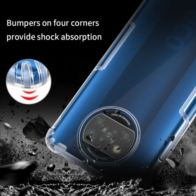 Nillkin - Xiaomi Poco X3 Pro / X3 NFC Hülle - Case aus elastischem Plastik - Nature Soft Series - transparent