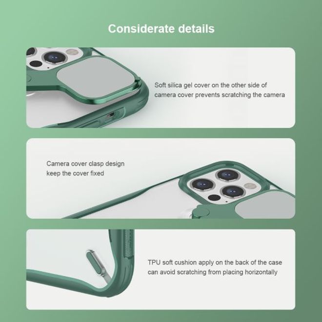 Nillkin - iPhone 12 / iPhone 12 Pro Hülle - Hardcase mit Kickstand - Cyclops Series - rot