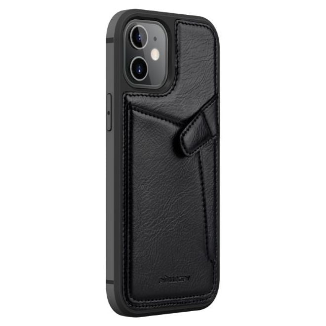 Nillkin - iPhone 12 mini Hülle - Hardcase mit Kreditkartenfach - Aoge Series - schwarz