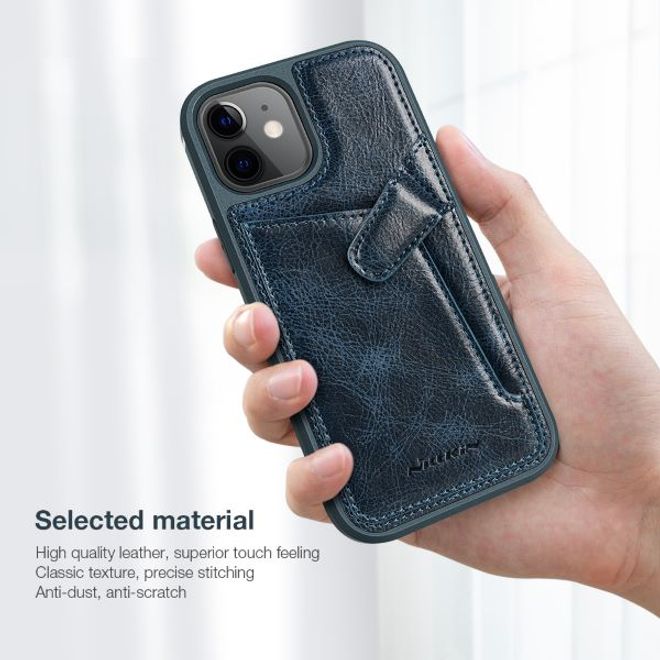 Nillkin - iPhone 12 mini Hülle - Hardcase mit Kreditkartenfach - Aoge Series - schwarz
