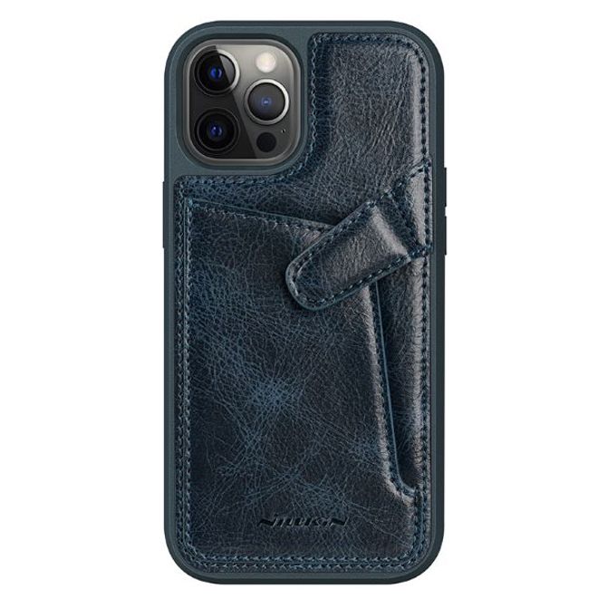 Nillkin - iPhone 12 Pro Max Hülle - Hardcase mit Kreditkartenfach - Aoge Series - blau