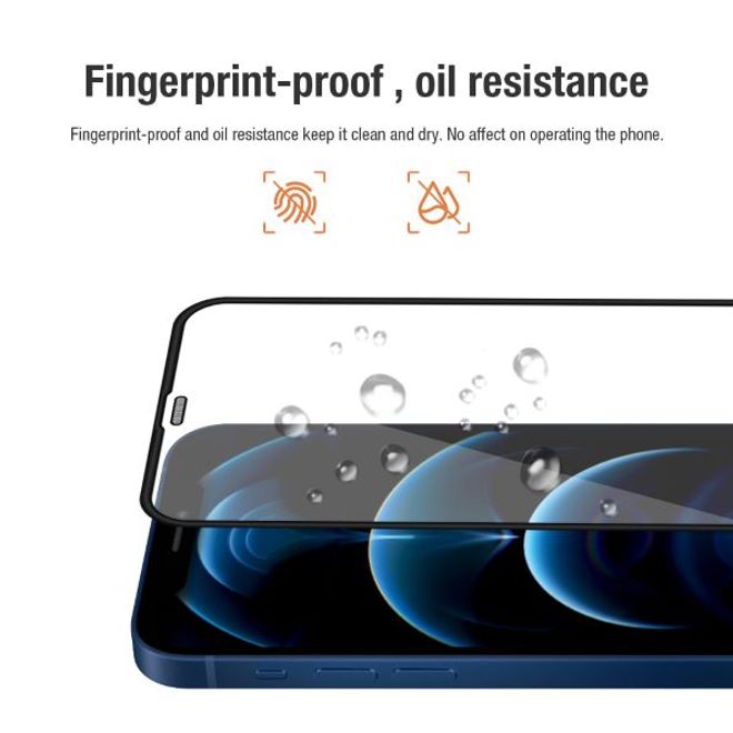 Nillkin - iPhone 12 mini Schutzglas Displayschutz - aus gehärtetem Glas - Vollabdeckung