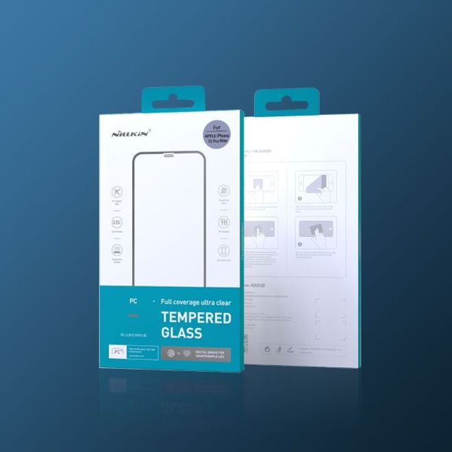 Nillkin - iPhone 12 Pro Max Schutzglas Displayschutz - aus gehärtetem Glas - Vollabdeckung
